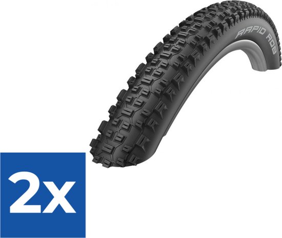 Schwalbe Buitenband Rapid Rob K-guard 26 X 2.25 (57-559) Zwart - Voordeelverpakking 2 stuks