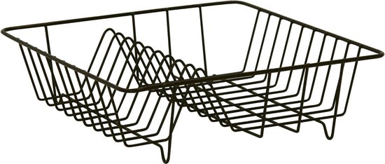 TATAY Afdruiprek voor borden en bestek, van PP, BPA-vrij, met vak voor borden en bestek, afmetingen 27 x 42 x 10 cm
