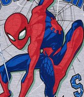 Spider Man Pyjama met korte mouw - grijs - Maat 140