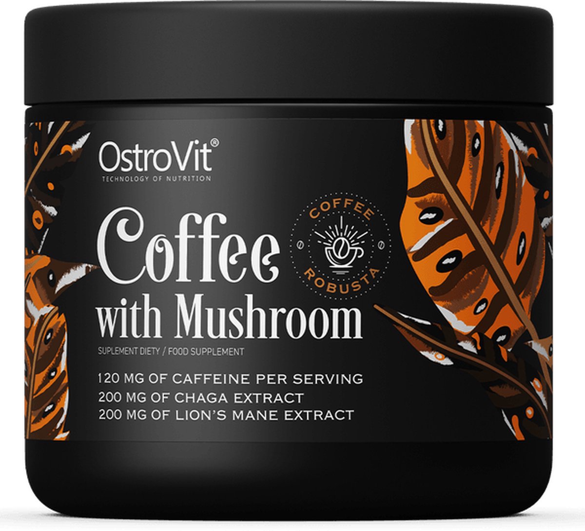 Goedkoopste Supplementen - OstroVit Koffie met Champignons 150 g naturel - 150 g