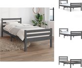 vidaXL Houten Bedframe - Eenpersoonsbed - 195.5 x 95.5 x 69.5 cm - Massief Grenenhout - Bed