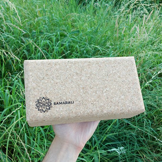 Samarali Yogablok - 100% biologisch kurk - Yogablok kurk van Samarali — afbeelding 5