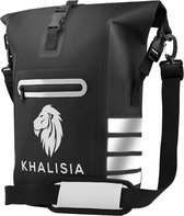 Fietstas 3-in-1 – waterdichte rugzak – met laptopvak – hoogwaardige schoudertas & bagagedragertas voor de fiets, zwart, 22 Liter, fiets