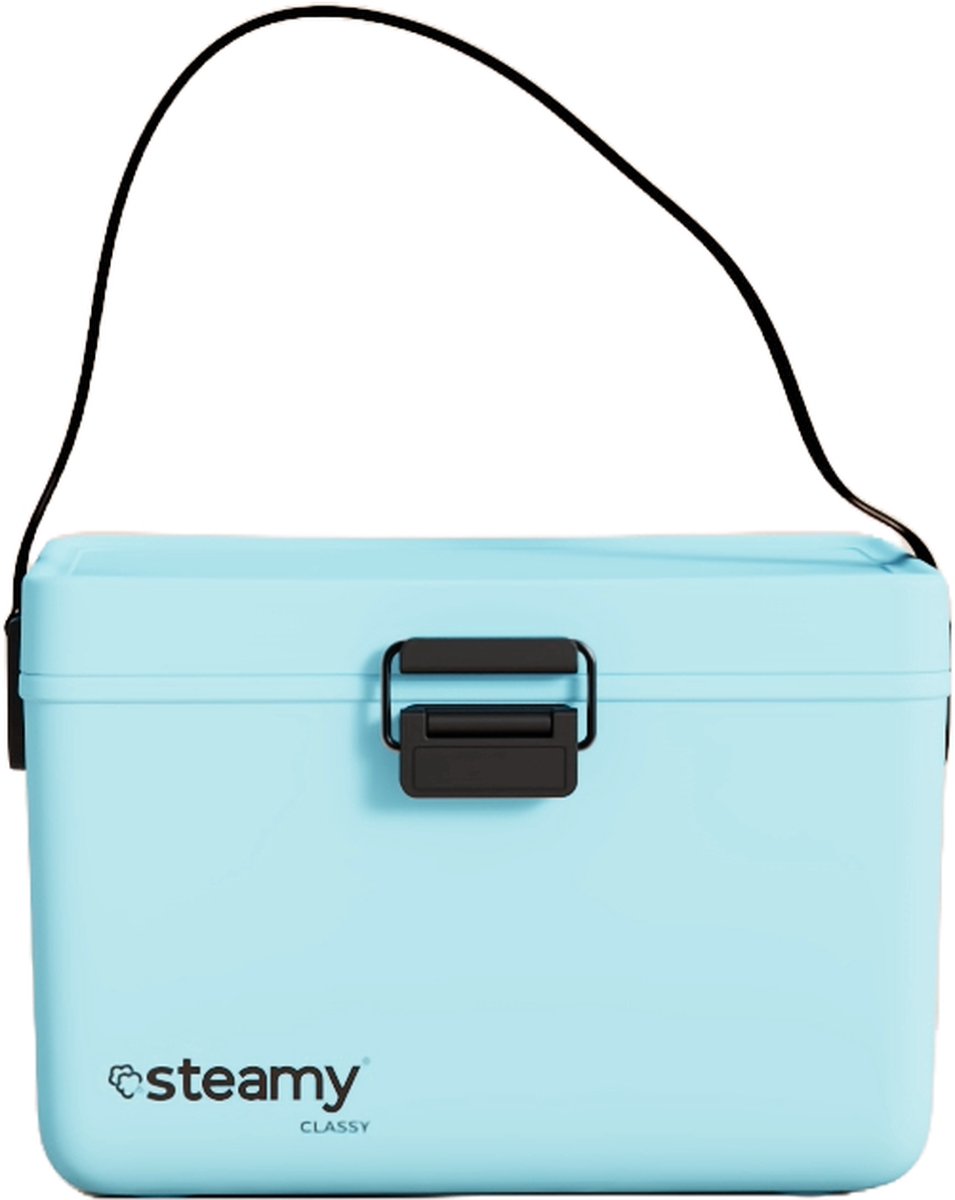 Steamy Classy 12 - Kleine Koelbox met Schouderband - 12 Liter - Sky Blue