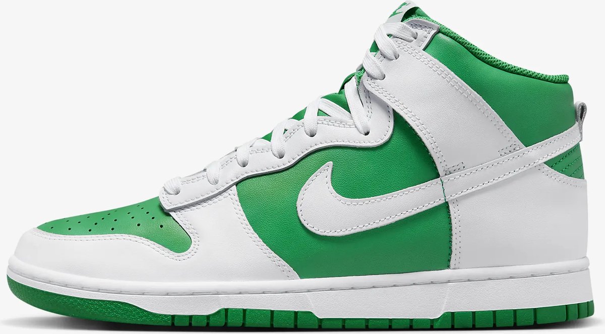 Nike Dunk High ”Pine ” Sneakers Unisex Wit