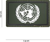 101 Inc Embleem 3D Pvc Verenigde Naties Groen  16090