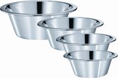 Kom conique, bol en acier inoxydable de haute qualité pour préparer et conserver la vaisselle, acier inoxydable 18/10, passe au lave-vaisselle, 27 cm