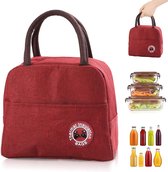 Sac isotherme lunch - lunch bag adultes - enfants - lunch box - sac pique-nique - sac isotherme - coolbag - étanche - lunch bag - sac isotherme - Rouge