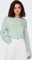Only Trui Onlrica Life L/s Pullover Knt Noos 15204279 Mist Green Dames Maat - S