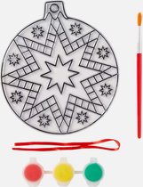 Kerstmis Zonlichtvanger - 3 kleuren verf en een penceel - Ster
