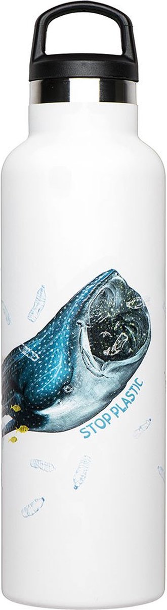 Fish Tank Stop Plastic Fles 600ml Wit