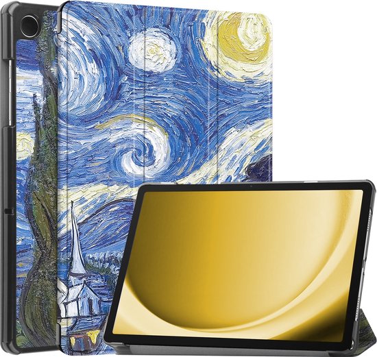 Samsung Galaxy Tab A9 Plus Cover Luxe Case Book Case avec protecteur d'écran  - Samsung