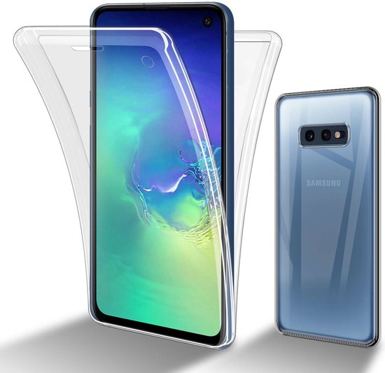 Coque Cadorabo pour Samsung Galaxy S10e en TRANSPARENT - 360° Full Body Case Cover Housse de protection Protection avant et arrière, protection complète avec protecteur d'écran