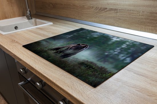 Protection induction - Ours - 58,3x51,3 cm - Protection induction - Plaque de recouvrement induction - Tapis induction - Antidérapant - Décoration Cuisine - Accessoires de vêtements pour bébé de Cuisine