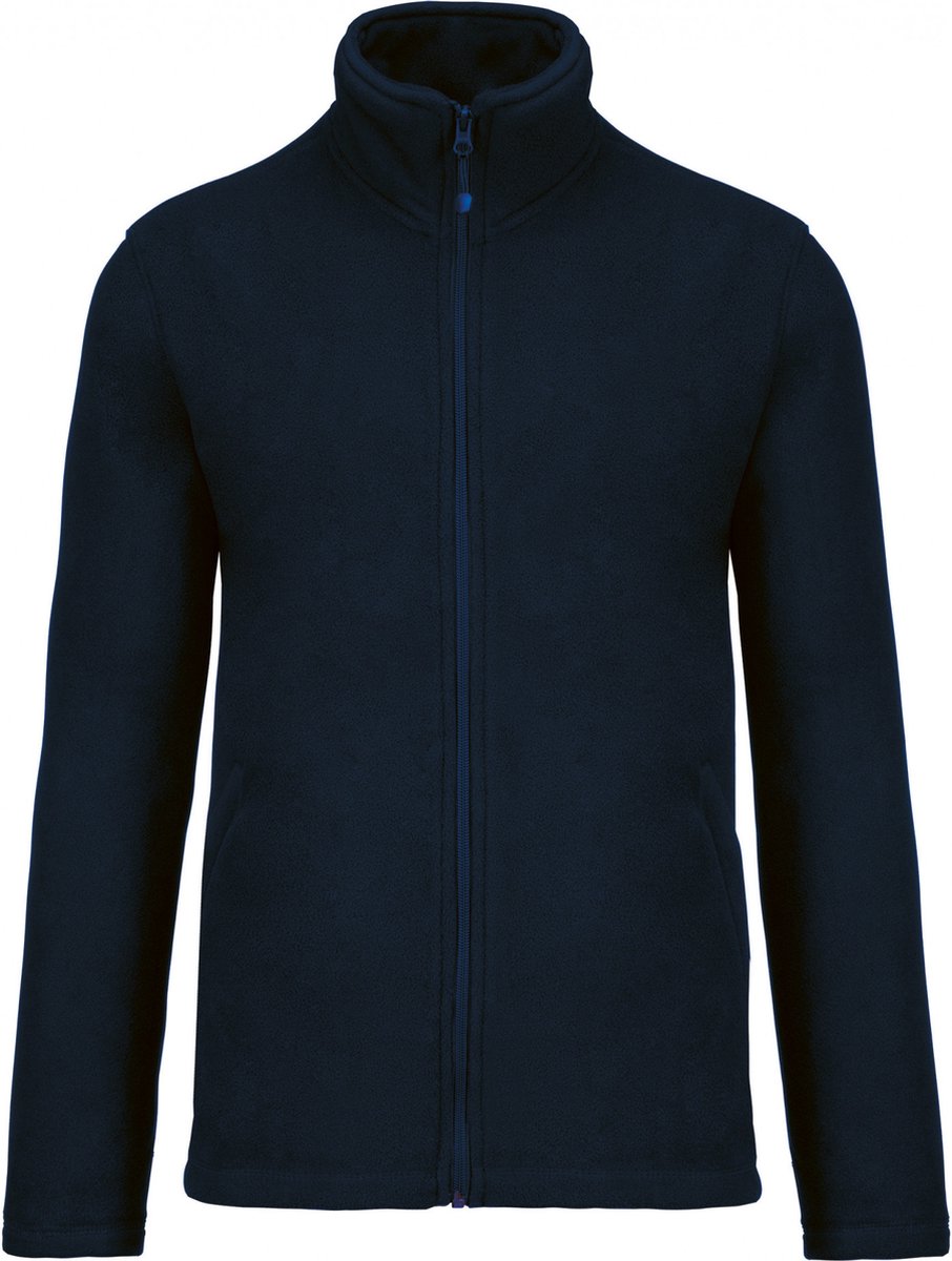 Kariban Microfleece met rits heren K911 Blauw