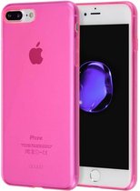 Roze Transparant TPU Hoesje voor de iPhone 8 Plus