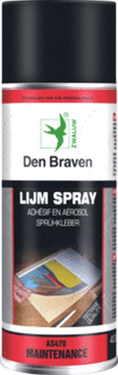 DENB spray spuitbus Zwaluw, beige, spray lijm, inzetbereik contacten - Den Braven