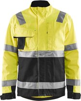 Blåkläder 4064-1811 Jack Ongevoerd High Vis klasse 3 Geel/Zwart maat XL