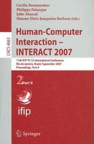 Human-Computer Interaction - INTERACT 2007