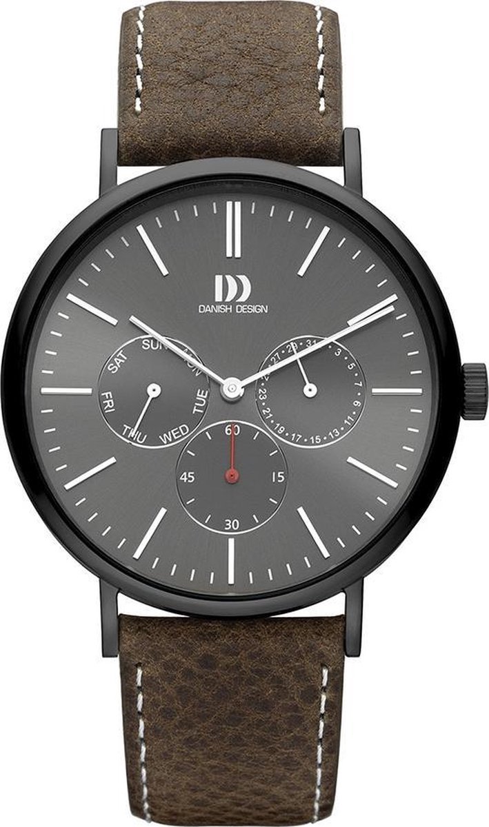 Danish Design Multifunction Horloge - Bruin