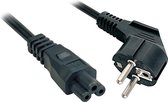 Lindy 5m, CEE 7/7 - Câble d'alimentation IEC 320 C5 Fiche Zwart CEE7 / 7 C5