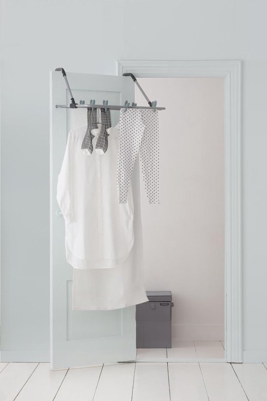 Brabantia Hangend Droogrek - Inklapbaar Wasrek- 4.5m - Metallic Grey