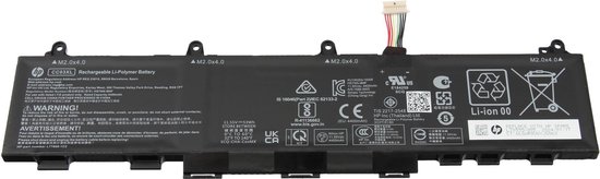 HP CC03XL Laptopbatterij 53Wh 11,55V 4400mAh Zwart voor EliteBook 835 G7 en 845 G7