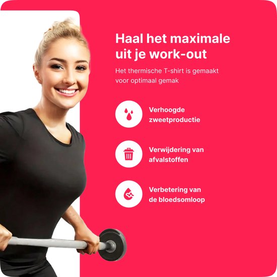 T-shirt de Sauna pour femme - Accélère la combustion - T-shirt minceur en néoprène - Coupe confortable - Séchage rapide - T-shirt thermique (2025)