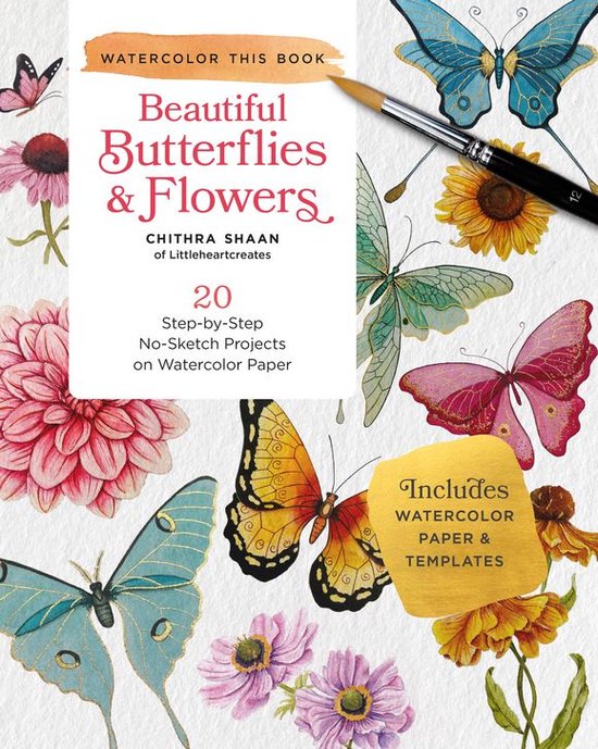 Watercolor This Book - How to Paint Beautiful Butterflies an ... - cover