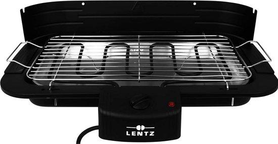 Lentz Elektrische Tafelgrill - 47 x 35 cm - Grillplaat Elektrisch - BBQ - Rookvrije Grill - Regelbare Thermostaat - 2200 W van Lentz — afbeelding 4