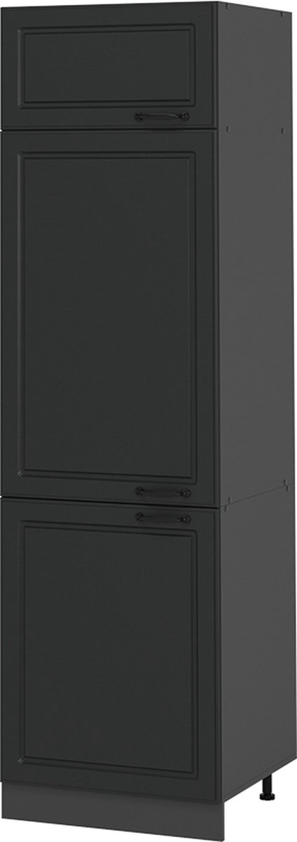 Vicco R-Line Koelkast ombouwkast – 60 cm Antraciet landhuis