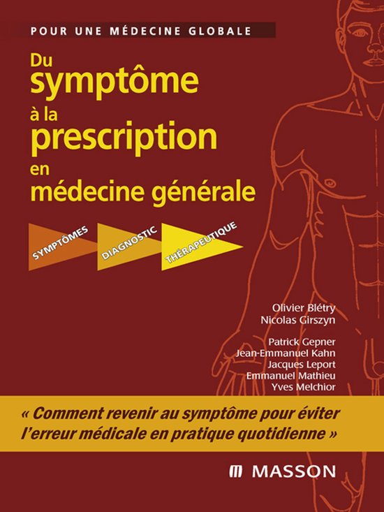Du Sympt�Me � La Prescription En M�Decine G�N�Rale - cover