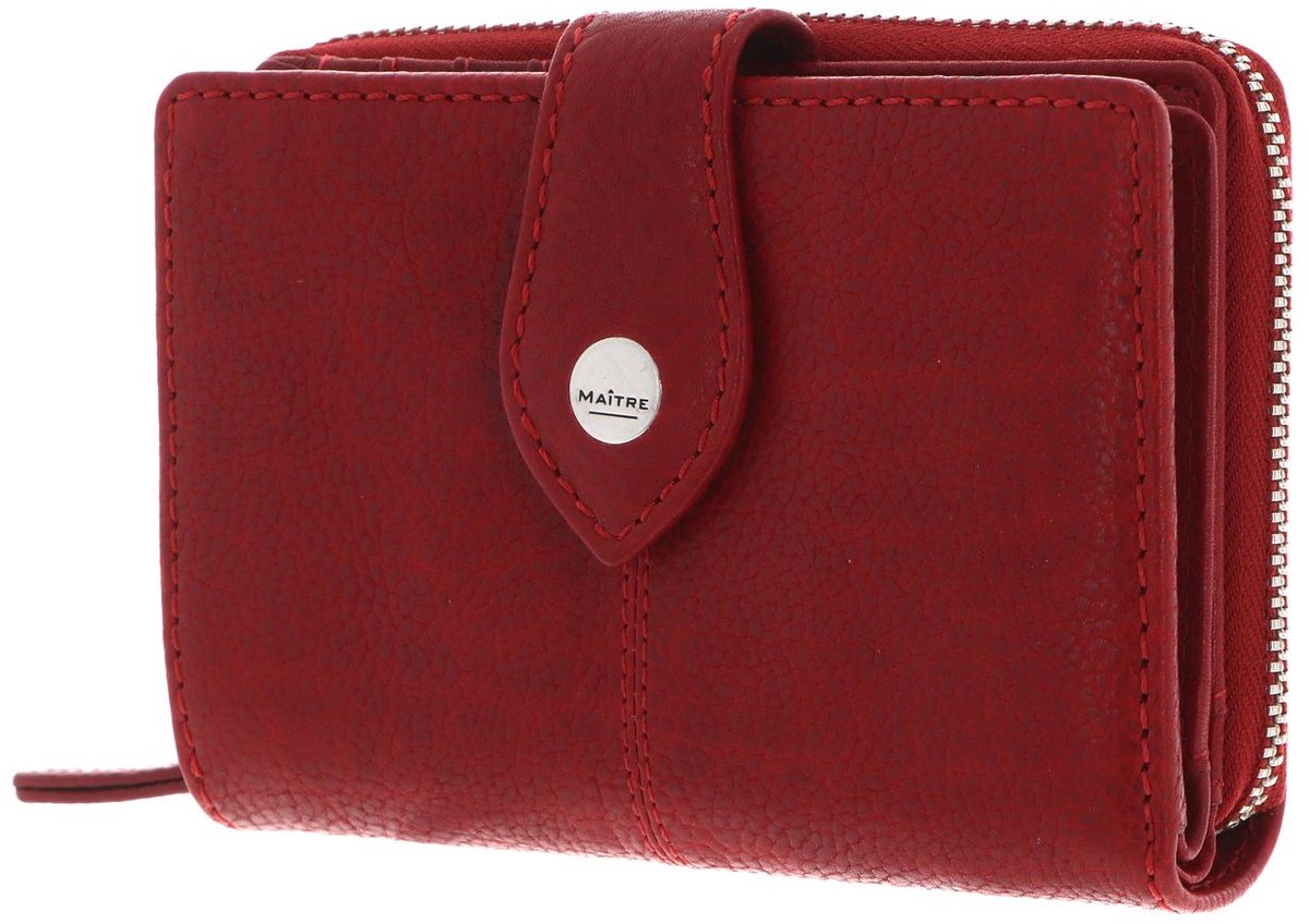 Maître Portemonnee Lemberg Diethilde Purse MH16FZ Red Rood