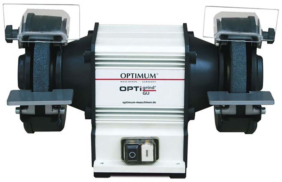 Dubbele slijpmachine dia. 250 mm 2850 tpm 1500 W 400V inclusief twee slijpstenen Optigrind GU25 400V