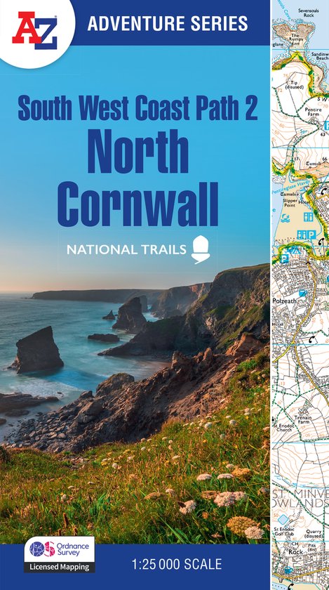A -Z Adventure Series- South West Coast Path 2 – North Cor ... - cover