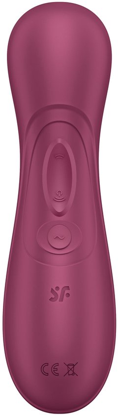 Satisfyer, vibrator, drukgolfvibrator, 'Pro 2 Generation 3', 16,5 cm, vloeibare luchttechnologie, incl. extra opzetstuk, 2 apart regelbare motoren
