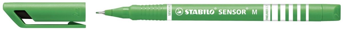 STABILO SENSOR Fineliner Medium 0,7 mm Groen - per stuk