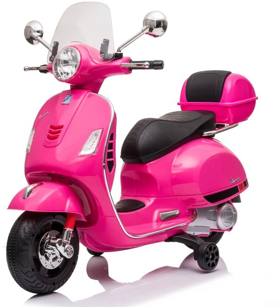 Vespa GT - Elektrische Scooter 6V - voor Kinderen - 3 tot 6 jaar - Roze