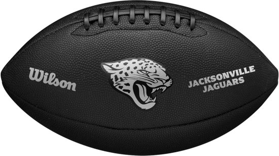 Ball Wilson NFL Team Metallic Premiere Jacksonville Jaguars, unisexe, Zwart, ballons de football américain, taille : 9