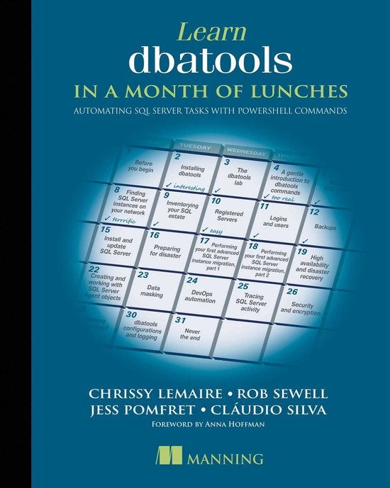 Learn dbatools in a Month of Lunches - cover