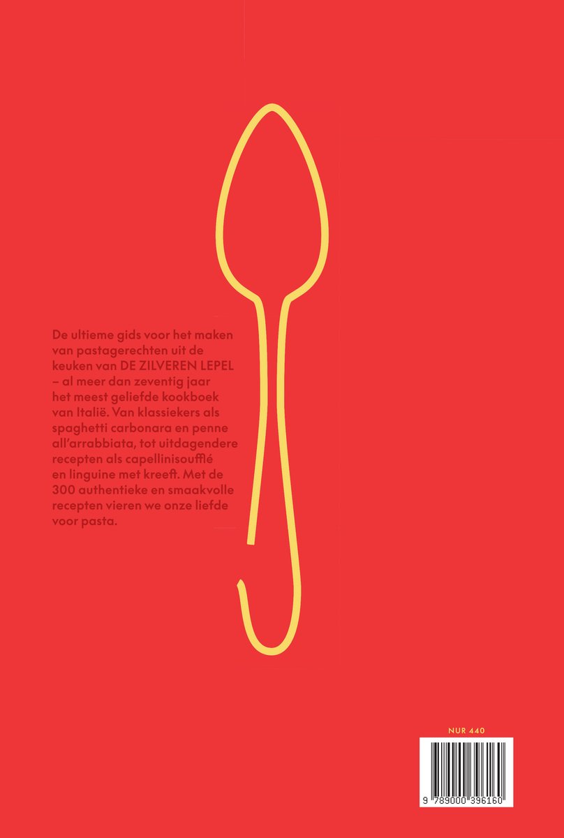 De Zilveren Lepel - Pasta - back cover