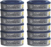 Angelcare Navulling Luieremmer Baby - Achthoekige Navulcassettes Voor Dress Up - 12 Stuks
