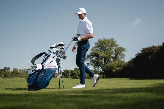Big Max Dri Lite Hybrid Plus - Waterwerende Golftas - Standbag - Zwart van Merkloos — afbeelding 3