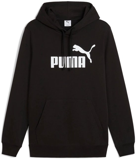 PUMA Heren Sweater 01-Zwart Essentials No. 1 Logo SS 2026 Sudadera Collectie M