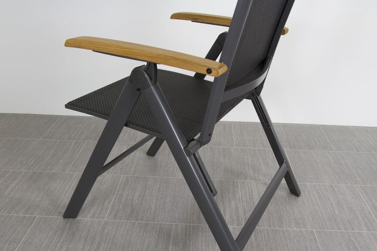 Hartman Set de 8 Napoli chaise réglable - Teak