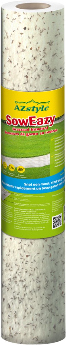 ECOstyle SowEazy - Graszaad Inzaairol - Gras Aanleg - Snel en Gemakkelijk te Gebruiken - Voor een oppervlakte van 10m²