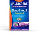 Nieuwe verpakking van Valdispert Slaap & Nacht Advanced met "DUAL-RELEASE" en afbeelding van een tablet.