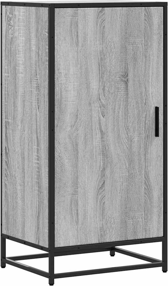 VidaXL Schoenenrek Grijs Sonoma Eiken 48x38x97 5 cm