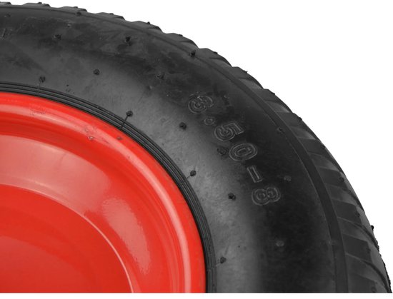 GEKO Rubber wiel - 3.50-8 - Stabiel & Duurzaam - Inclusief as van Geko — afbeelding 4