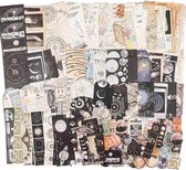 Vintage scrapbooking papier Washi sticker set - postzegel stickers - retro knutselpapier - geschiedenisthema - doe-het-zelf journaling - fotoalbum decoratie - laptop decoratie - notitieboek accessoires - 200 stuks .